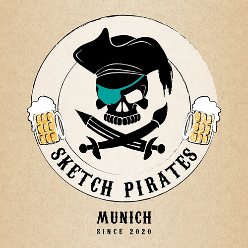 Visitenkarte von Sketch Pirates Munich