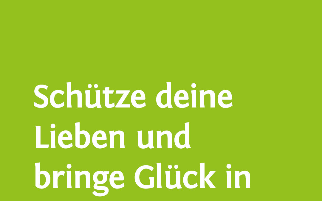 Nähe dir dein eigenen Glücksbringer